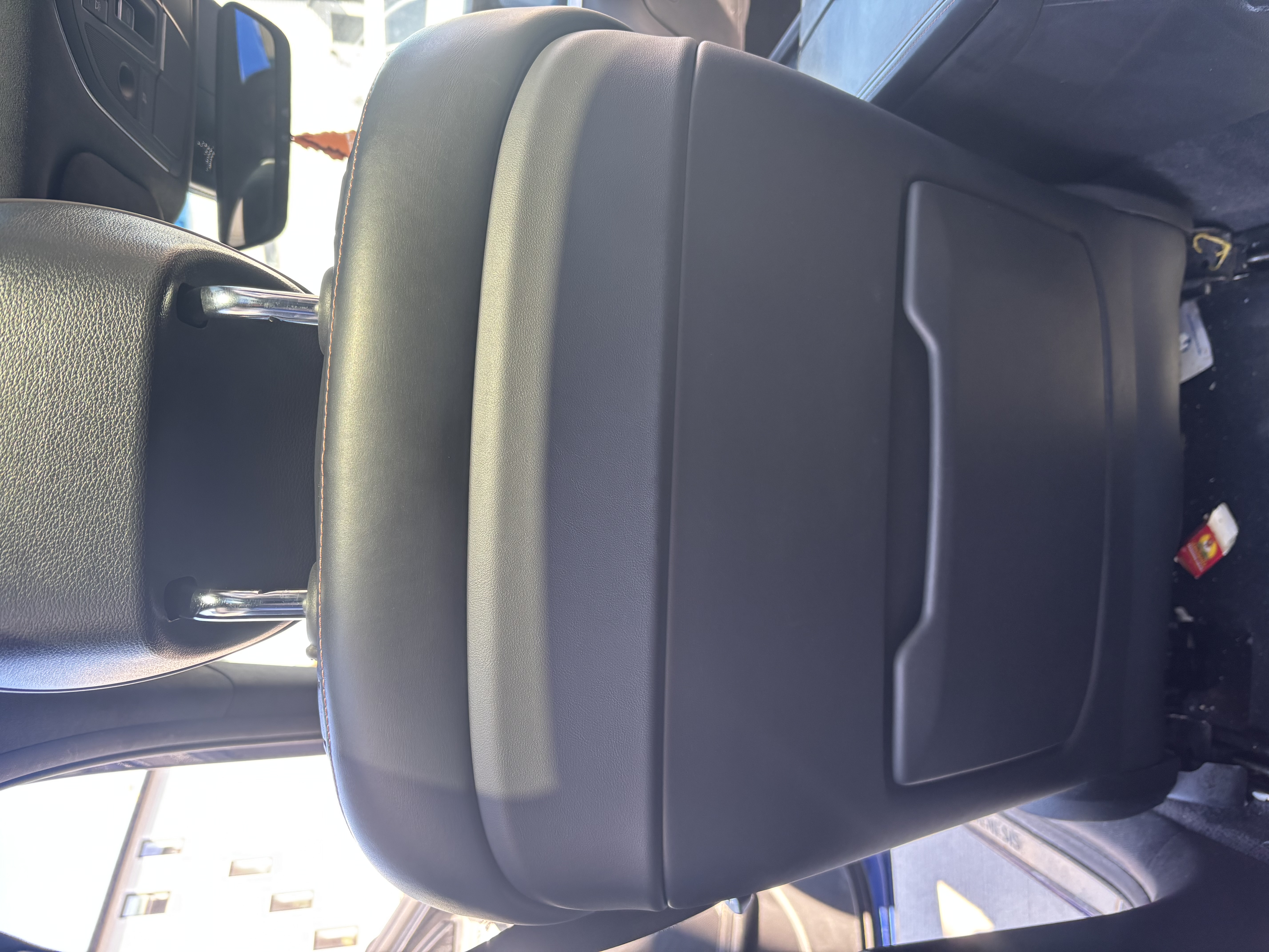 Vehicle interior after detailing
